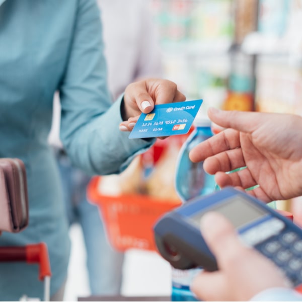 Representative image of credit card utilisation