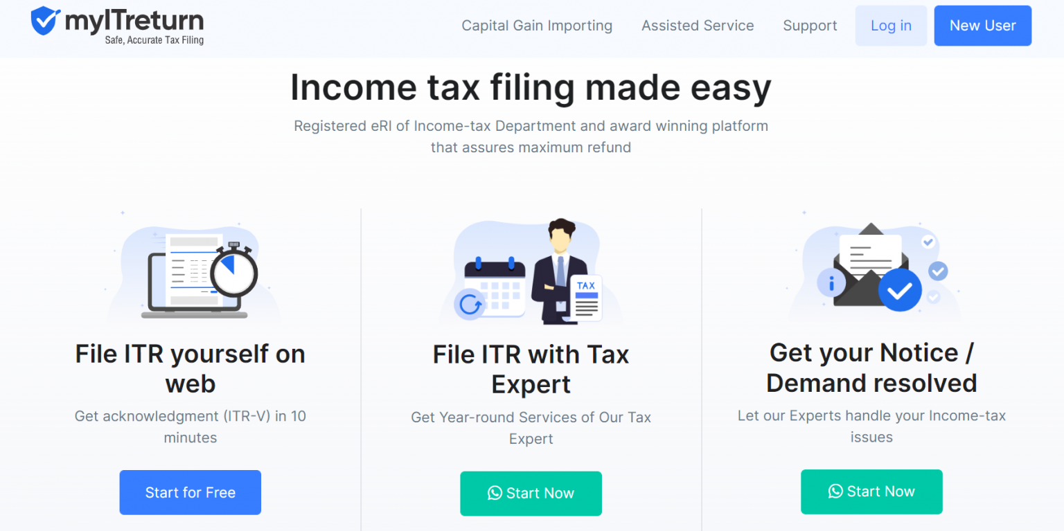 Top 5 Websites for Filing ITR in India 2023